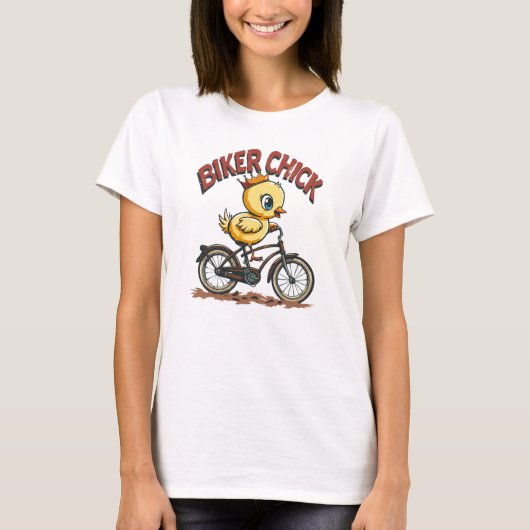 Biker Chick T-Shirt (Vorderseite)