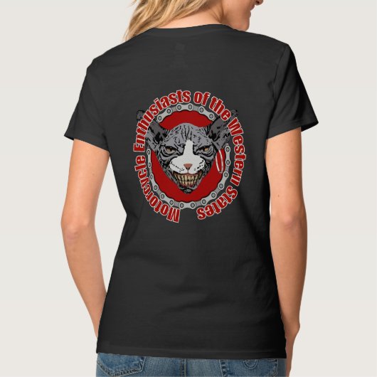 Biker Chick T - Shirt (Rückseite)