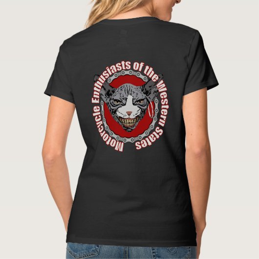 Biker Chick T-shirt Denver (Rückseite)