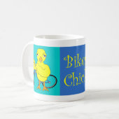 Biker Chick Text Kaffeetasse (Vorderseite Links)