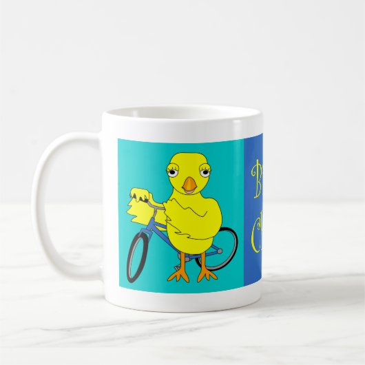 Biker Chick Text Kaffeetasse (Links)