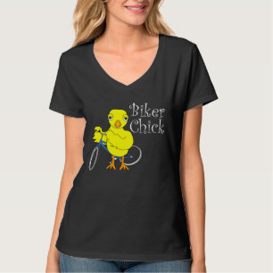 Biker Chick Text T-Shirt