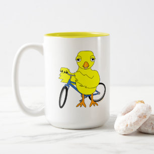 Biker Chick Zweifarbige Tasse