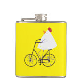 Biker chicken flachmann (Vorderseite)