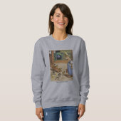 Biker Chicks Frauen graues Sweatshirt (Vorne ganz)
