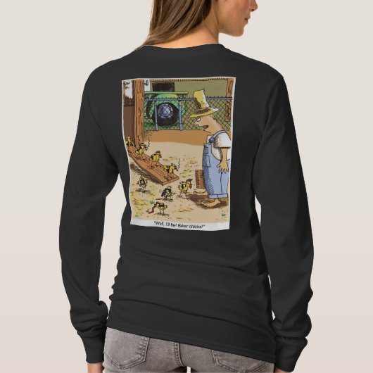 Biker Chicks Frauen schwarz langärmeliges Shirt hi (Rückseite)