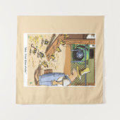 Biker Chicks khaki Wandteppich (Vorderseite (Horizontal))