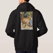 Biker Chicks schwarz gekratztes Sweatshirt zurück (Rückseite)