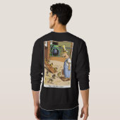 Biker Chicks schwarzes Sweatshirt zurück (Schwarz voll)