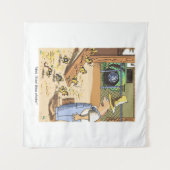 Biker-Chicks-Wandteppiche Wandteppich (Vorderseite (Horizontal))