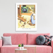 Biker Chicks, weißes Leinwand (Insitu (Wohnzimmer))