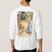 Biker Chicks weißes Sweatshirt zurück (Rückseite)