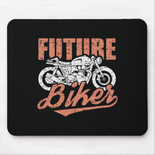 Biker Clic Motorrad Cool Motorradfahrer Mousepad