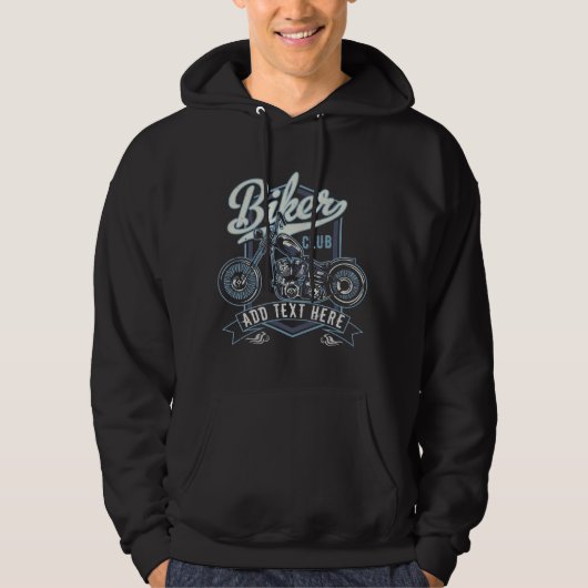 Biker Club Basic Hoodie Sweatshirt (Vorderseite)