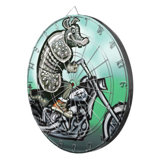 Biker Club Dillo Dartscheibe (Vorderseite rechts)