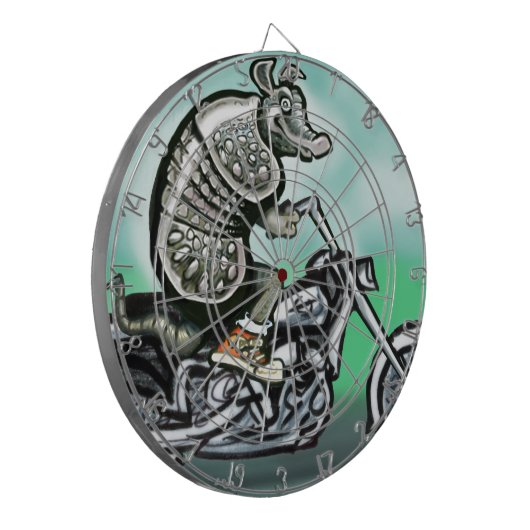 Biker Club Dillo Dartscheibe (Vorderseite Links)