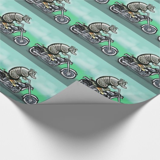 Biker Club Dillo Geschenkpapier (Ecke)