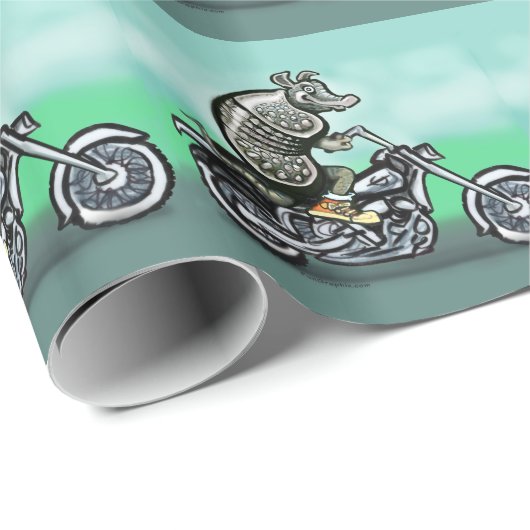 Biker Club Dillo Geschenkpapier (Rolleneckpunkt)