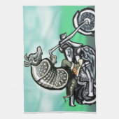 Biker Club Dillo Handtuch (Vertikal)