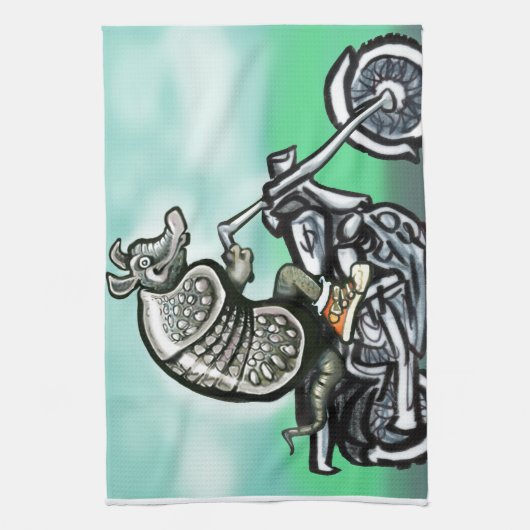 Biker Club Dillo Handtuch (Vertikal)