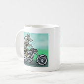 Biker Club Dillo Kaffeetasse (Vorderseite Links)