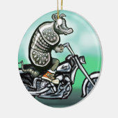 Biker Club Dillo Keramikornament (Links)