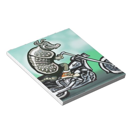 Biker Club Dillo Notizblock (angewinkelt)