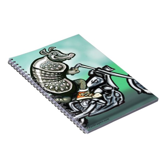 Biker Club Dillo Notizblock (Rechte Seite)