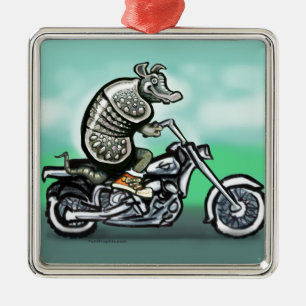 Biker Club Dillo Ornament Aus Metall