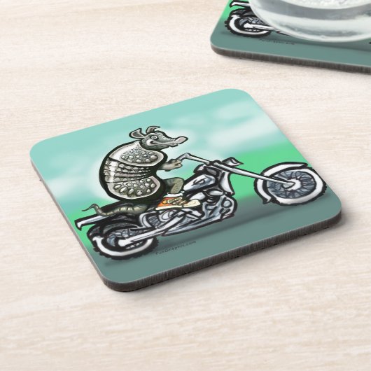 Biker Club Dillo Untersetzer (Linke Seite)