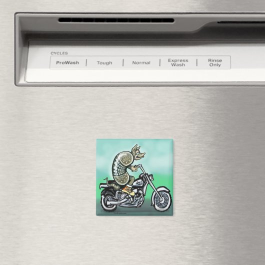 Biker Dillo Magnet (In Situ (Geschirrspüler))