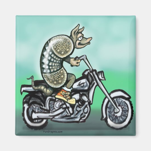 Biker Dillo Magnet (Vorne)