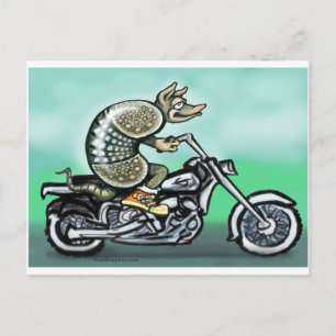 Biker Dillo Postkarte
