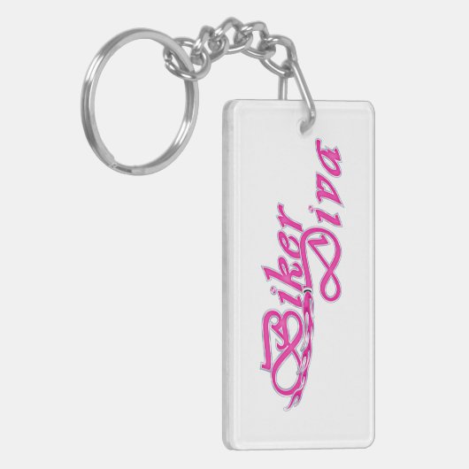 Biker Diva Schlüsselanhänger (Vorderseite links)