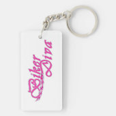 Biker Diva Schlüsselanhänger (Rückseite)