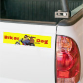 Biker Dog Autoaufkleber (Auf Lkw)