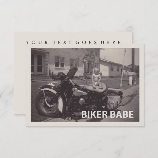 Biker Einladung (Vorne/Hinten)