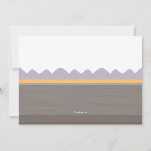 Biker Einladung zum Geburtstag (Rückseite)