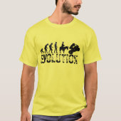 Biker Evolution Code Funny Puff T - Shirt - Cool (Vorderseite)