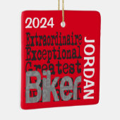 Biker Extraordinaire CUSTOM Keramikornament (Rechts)