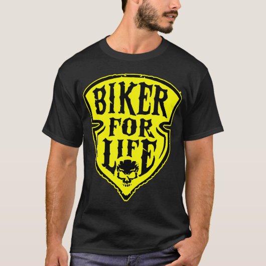 Biker for Life Shield © FB @ #USAPatriotGraphics T-Shirt (Vorderseite)
