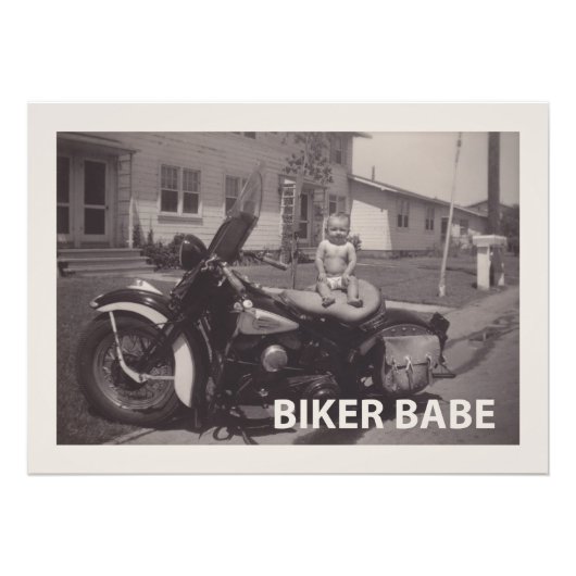 Biker Fotodruck (Vorne)