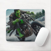 Biker Frankenstein Mouse Pad Mousepad (Mit Mouse)