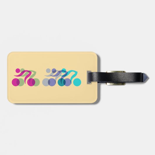 Biker Freak Gepäckanhänger (Rückseite horizontal)