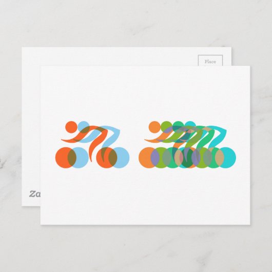 Biker Freak Postkarte (Vorne/Hinten)