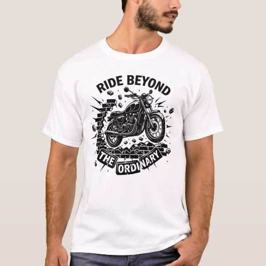 Biker Freedom Break Boundaries T-Shirt (Vorderseite)