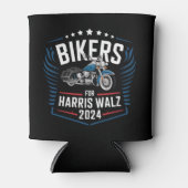 Biker für Harris Walz 2024 Harris Waltz 2024 Dosenkühler (Vorderseite)