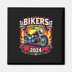 Biker für Harris Wheimer 2024 Harris Waltz Electi Magnet