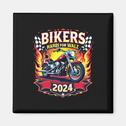 Biker für Harris Wheimer 2024 Harris Waltz Electi Magnet (Vorne)