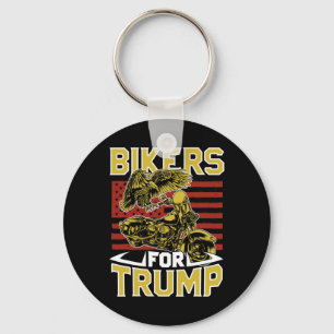 Biker für Pro Trump Regel Motorradfahrer Schlüsselanhänger